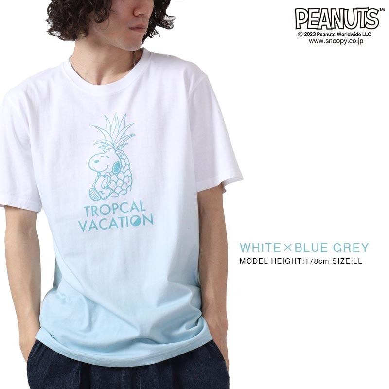 スヌーピー グラデーション 半袖 Tシャツ 春夏 PEANUTS s1132-168sp