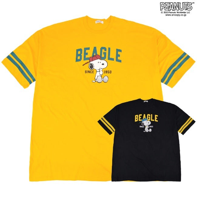 スヌーピー キングビッグ Tシャツ 半袖 七分袖 春夏 PEANUTS s1132-176sp