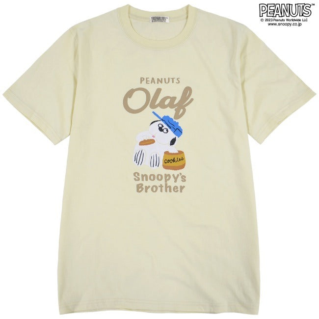スヌーピー トップス Tシャツ 半袖 オラフ ジョークール チャーリーブラウン ウッドストック SNOOPY PEANUTS s1132-392