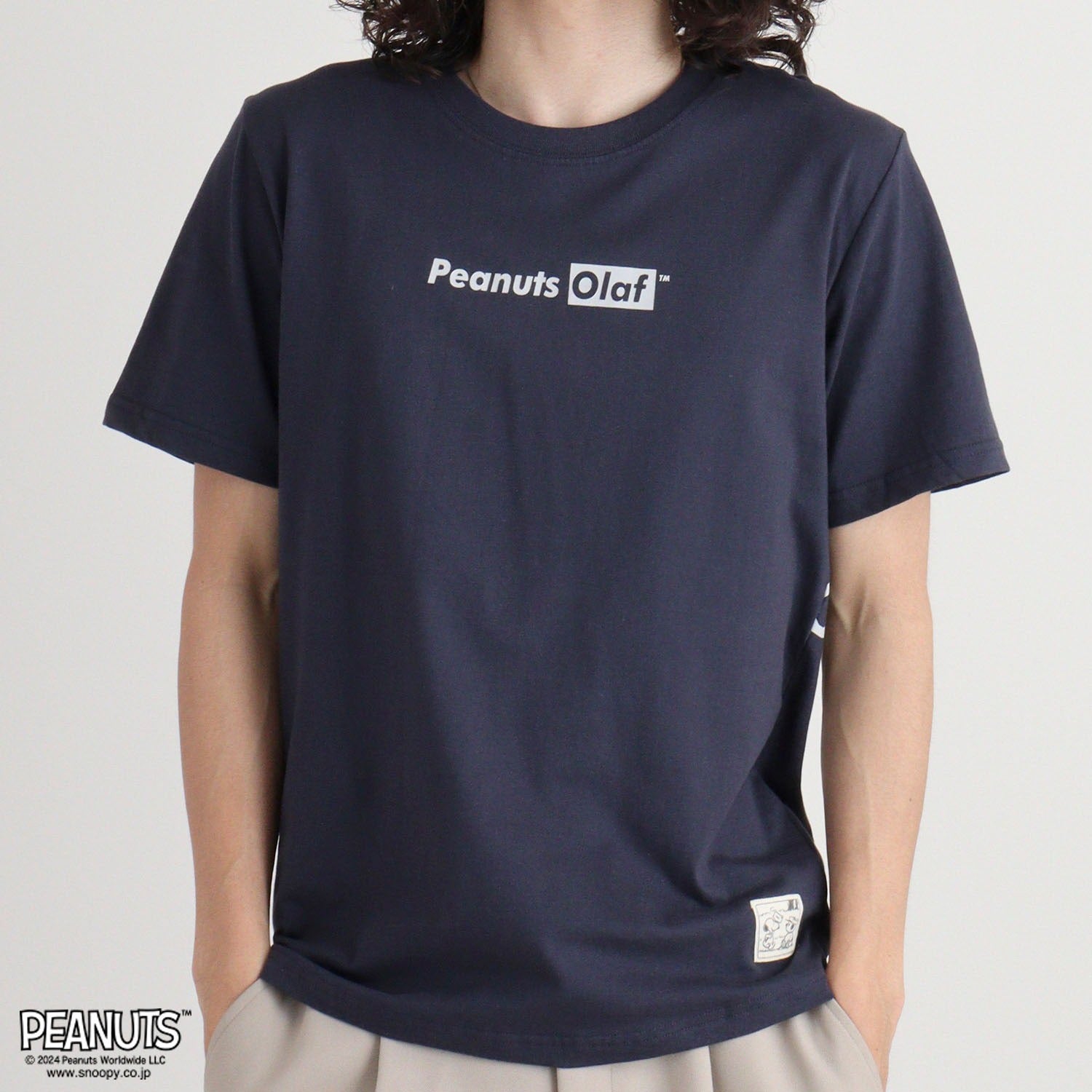 スヌーピー オラフ バックプリント Tシャツ 半袖 SNOOPY PEANUTS s1143-10sp