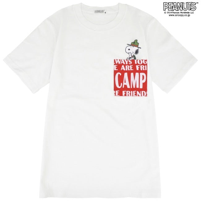 スヌーピー Tシャツ 半袖 トップス ポケット プリント SNOOPY PEANUTS s1142-135sp