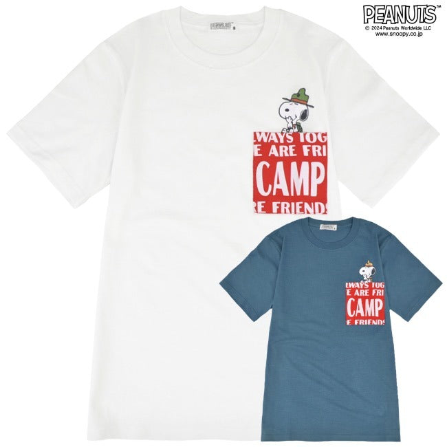 スヌーピー Tシャツ 半袖 トップス ポケット プリント SNOOPY PEANUTS s1142-135sp