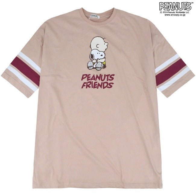 スヌーピー チャーリー ハグ キングビッグ Tシャツ 半袖 オーバーサイズ SNOOPY PEANUTS s1142-164sp