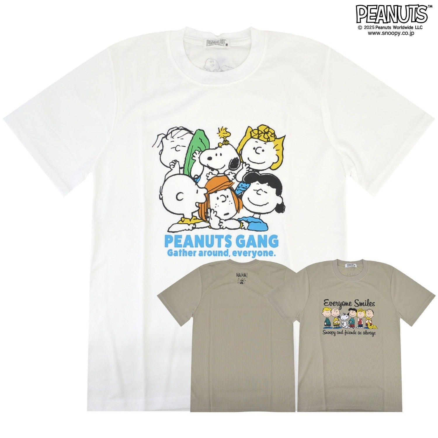 スヌーピー Tシャツ 半袖 プリント ハニカム ドライ トップス SNOOPY PEANUTS s1142-192