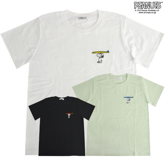 スヌーピー Tシャツ 半袖 刺繍 トップス 夏 SNOOPY PEANUTS s1142-276sp