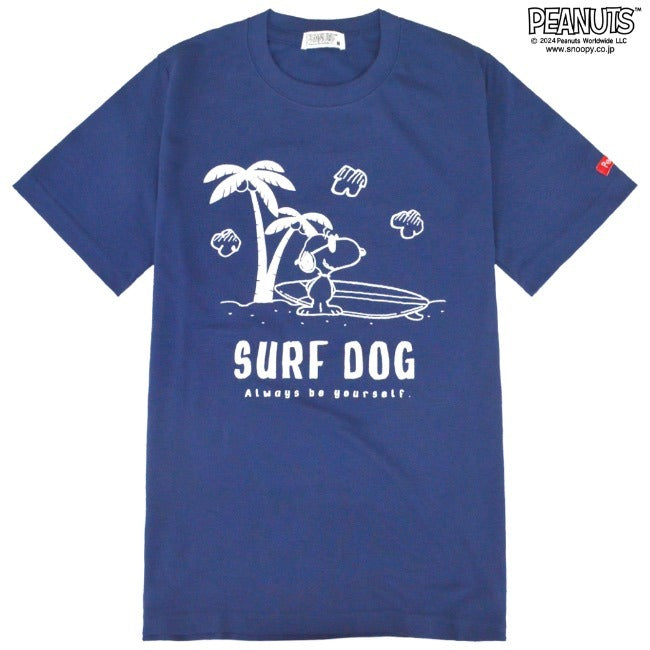 スヌーピー ジョークール Tシャツ 半袖 トップス サーフ 夏 プリント SNOOPY PEANUTS JOE COOL s1142-277sp