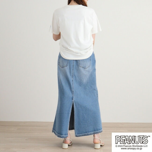 スヌーピー 半袖 トップス Tシャツ 和柄 プリント オラフ SNOOPY PEANUTS s1142-408sp
