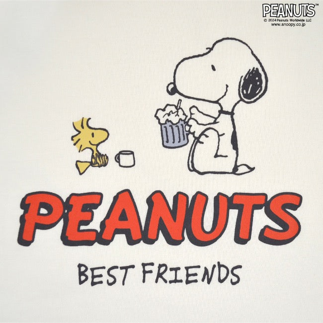 スヌーピー 半袖 トップス Tシャツ ラグラン プリント SNOOPY PEANUTS s1142-412sp