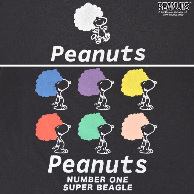 スヌーピー Tシャツ 半袖 トップス バック プリント SNOOPY PEANUTS s1142-413sp