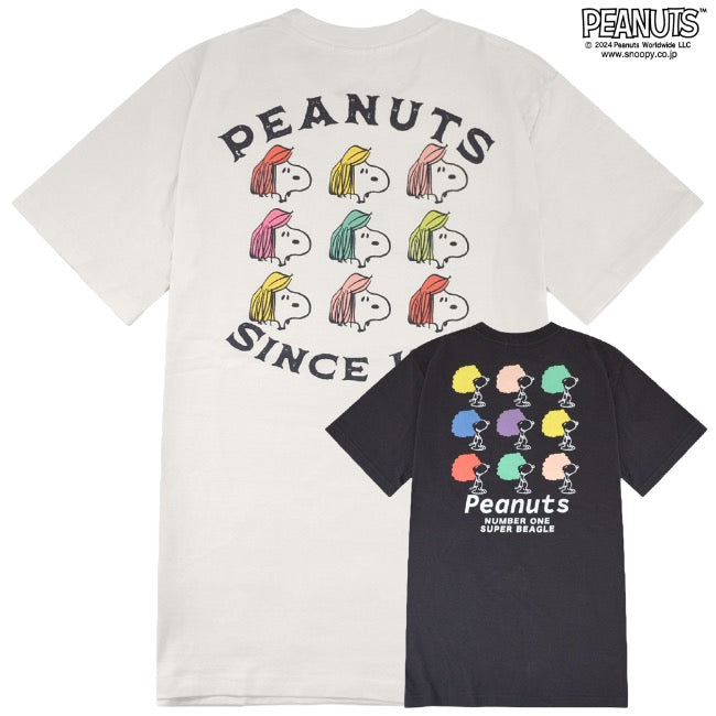 スヌーピー Tシャツ 半袖 トップス バック プリント SNOOPY PEANUTS s1142-413sp
