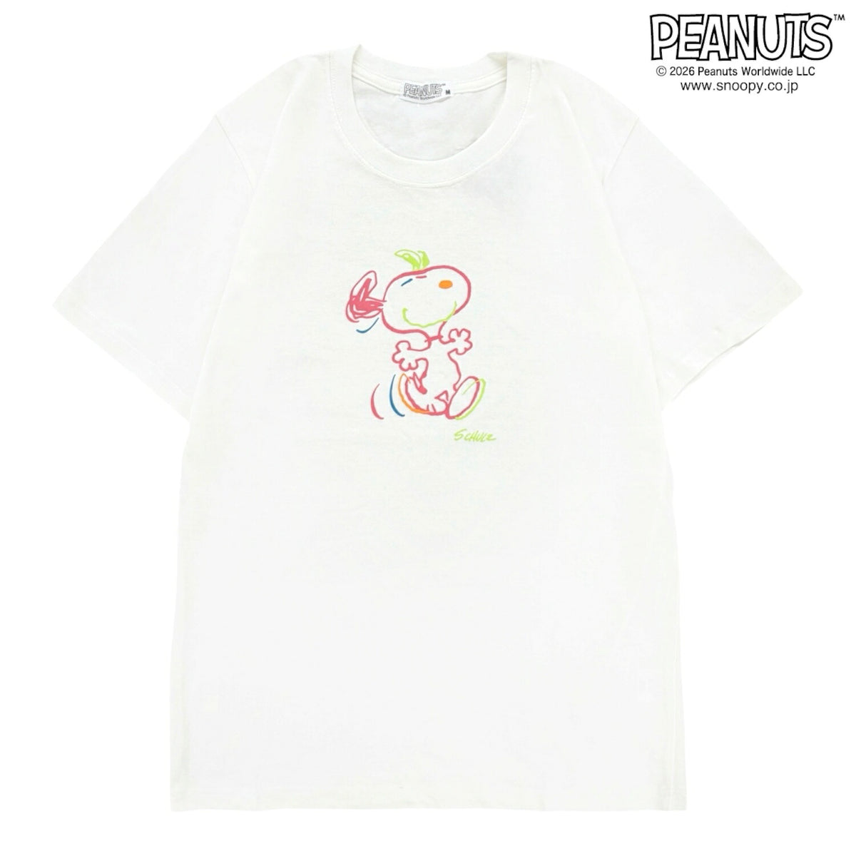 スヌーピー クレイジー 配色 天竺 半袖 Tシャツ カットソー 春夏 SNOOPY PEANUTS s1142-414sp