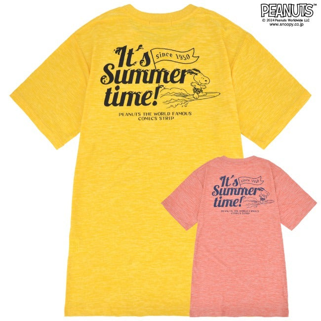 スヌーピー Tシャツ 半袖 カチオン トップス サーフ プリント SNOOPY PEANUTS s1142-74