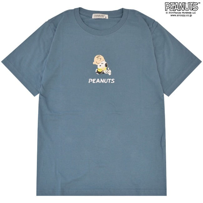 スヌーピー Tシャツ 半袖 プリント  チャーリーブラウン トップス SNOOPY PEANUTS s1143-07sp