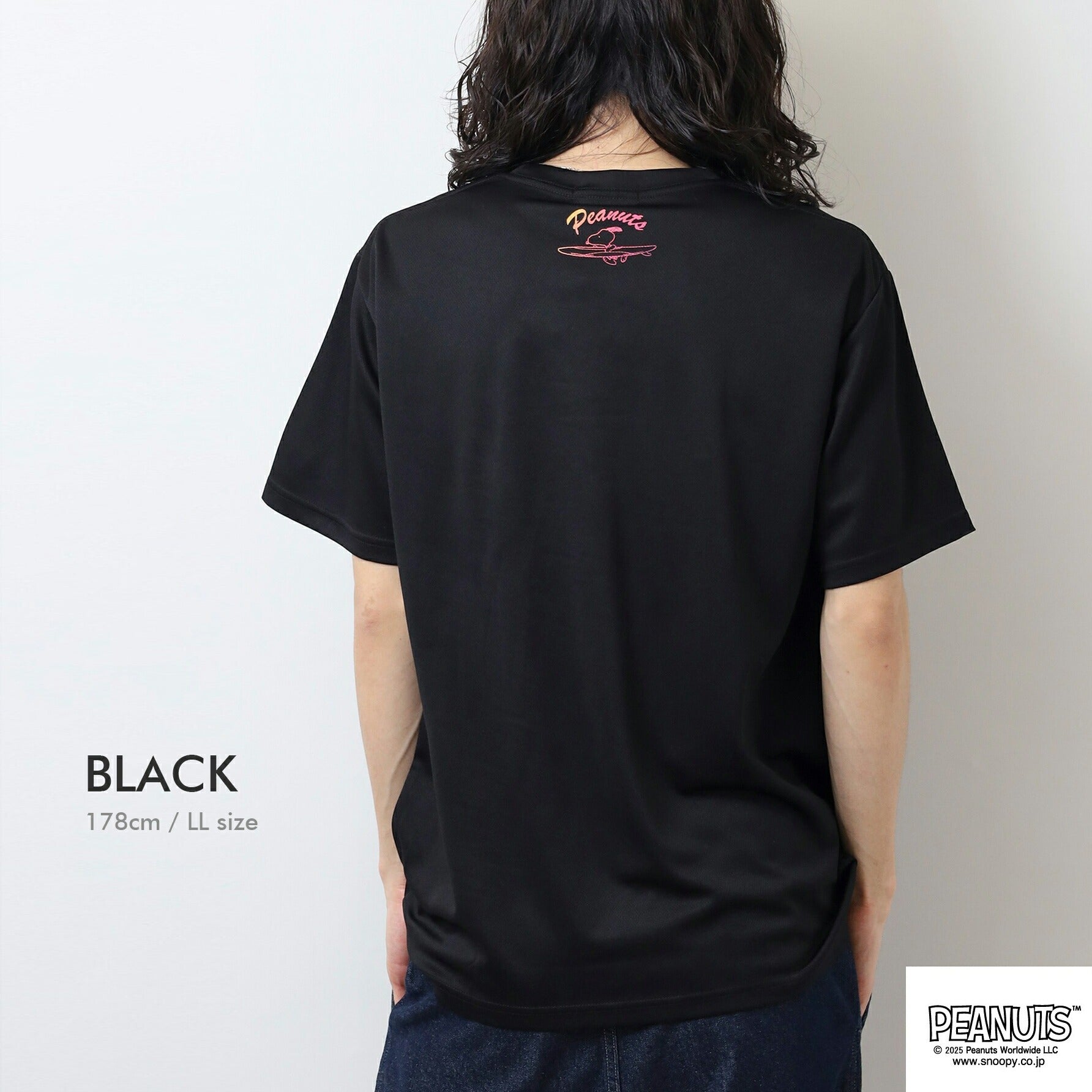 スヌーピー 半袖 Tシャツ  サーフィン サーフ柄 春夏 ハニカムドライ SNOOPY PEANUTS s1152-119sp