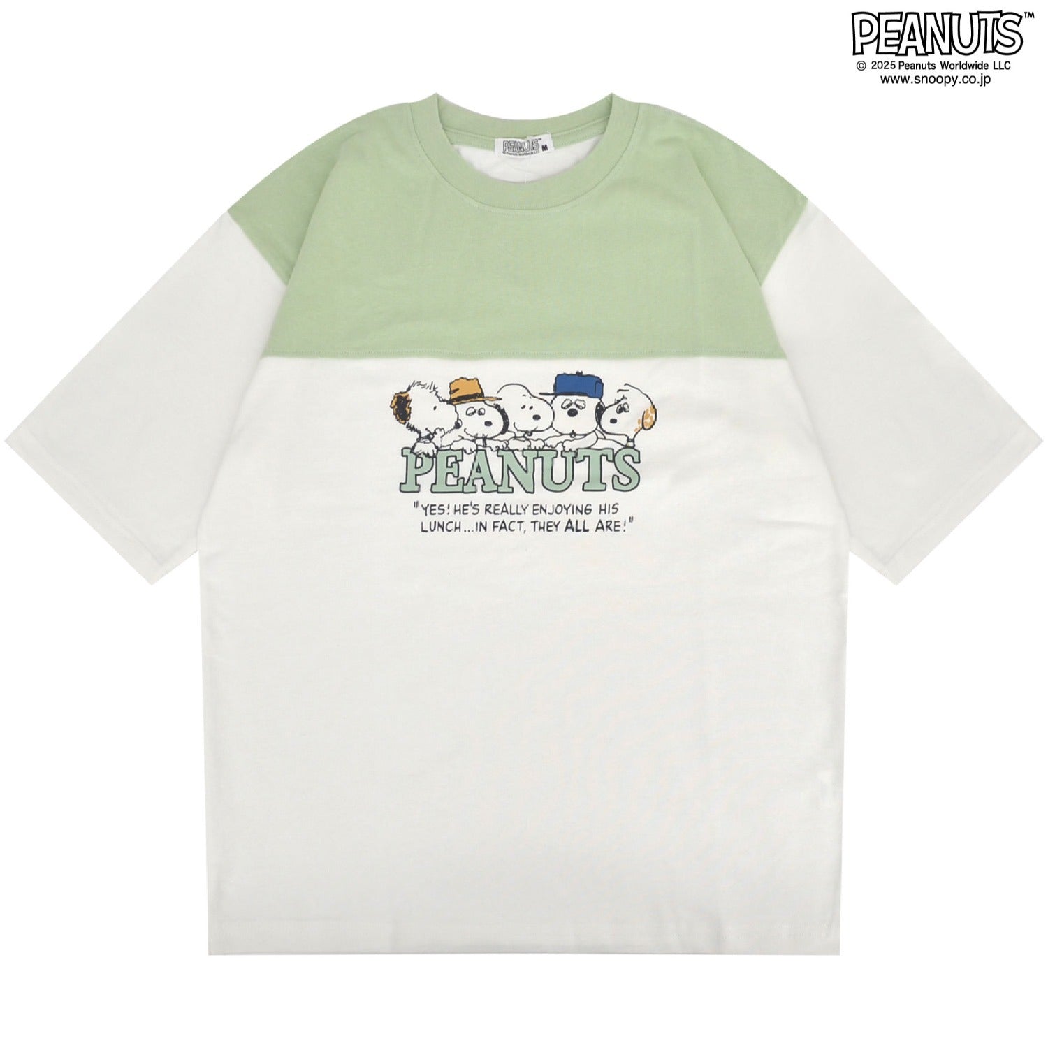 スヌーピー Tシャツ ドロップショルダー ヘビーウェイト 半袖 プリント 切り替え SNOOPY PEANUTS s1152-19sp