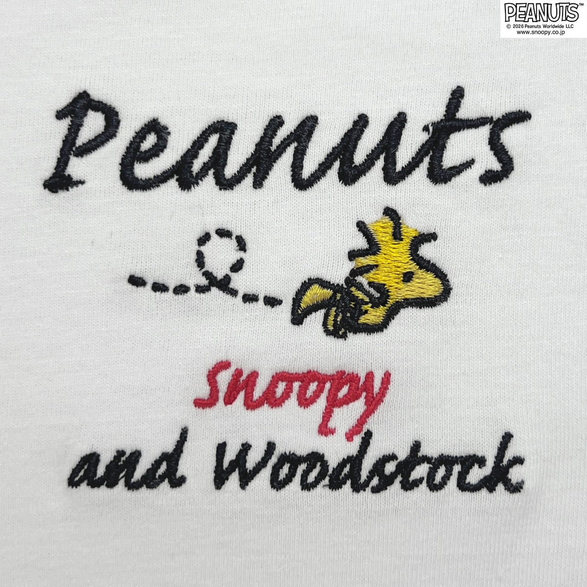 スヌーピー ウッドストック ポロシャツ 刺繍 天竺 半袖 Tシャツ 春夏 襟 シャツ キャラクター PEANUTS s1152-235