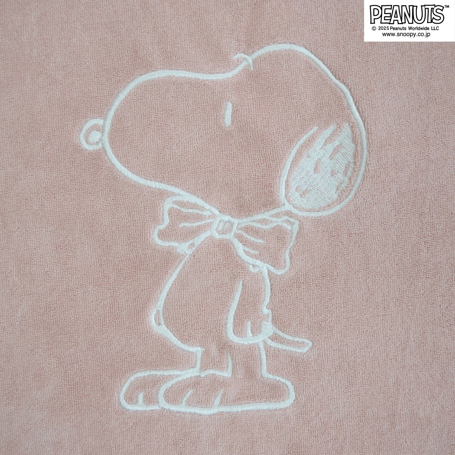 スヌーピー ペパーミント パイル 半袖 Tシャツ トップス 線画 刺繍 SNOOPY PEANUTS s1152-281sp