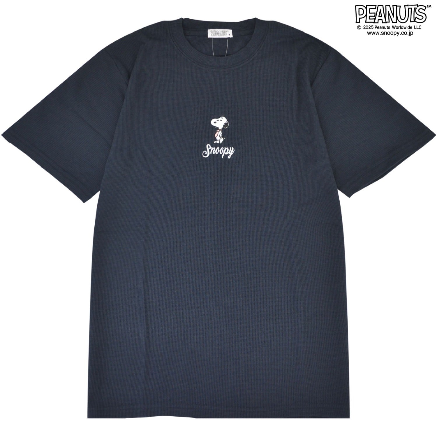 スヌーピー オラフ 刺繍 ワッフル Tシャツ 半袖 トップス 夏 SNOOPY PEANUTS s1152-291sp