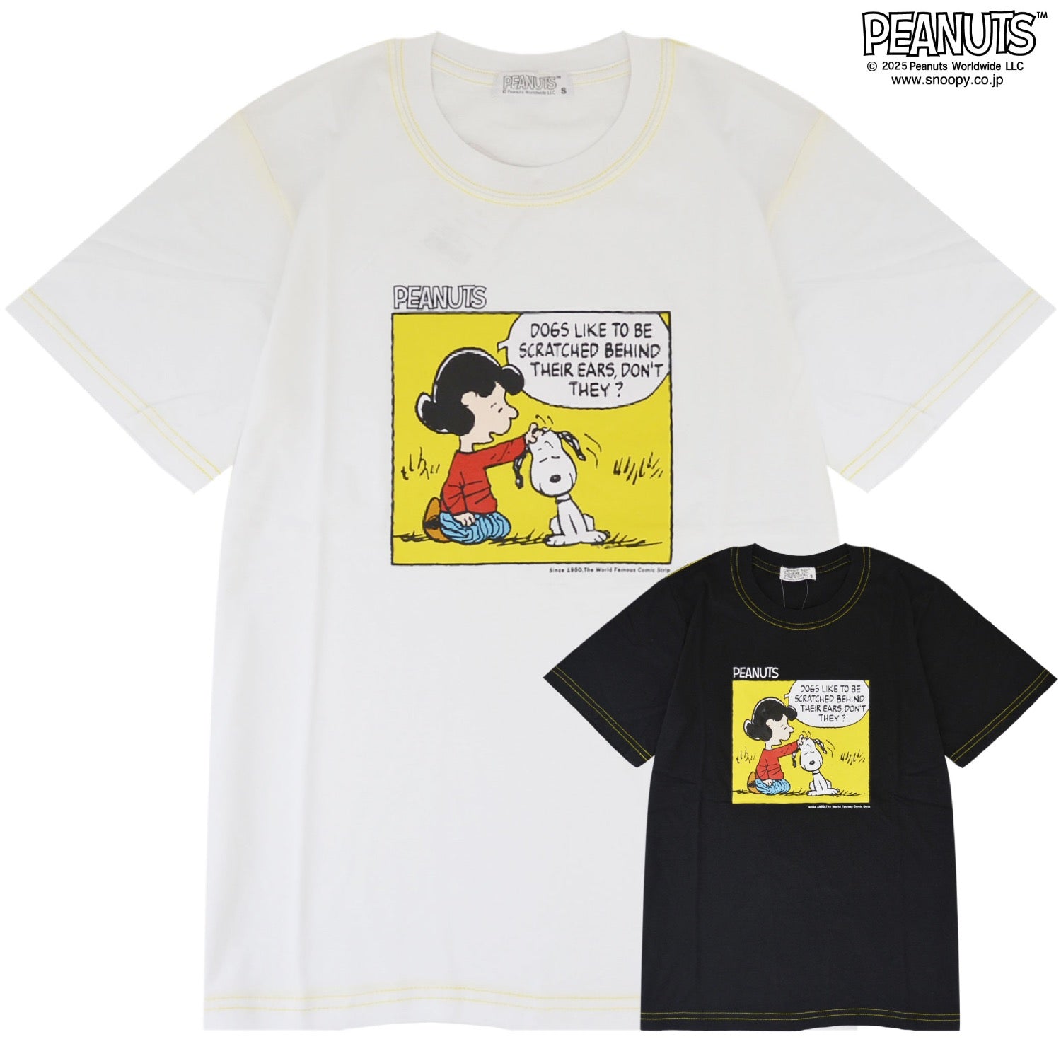 スヌーピー ルーシー 友達 半袖 Tシャツ プリントトップス PEANUTS s1152-373sp