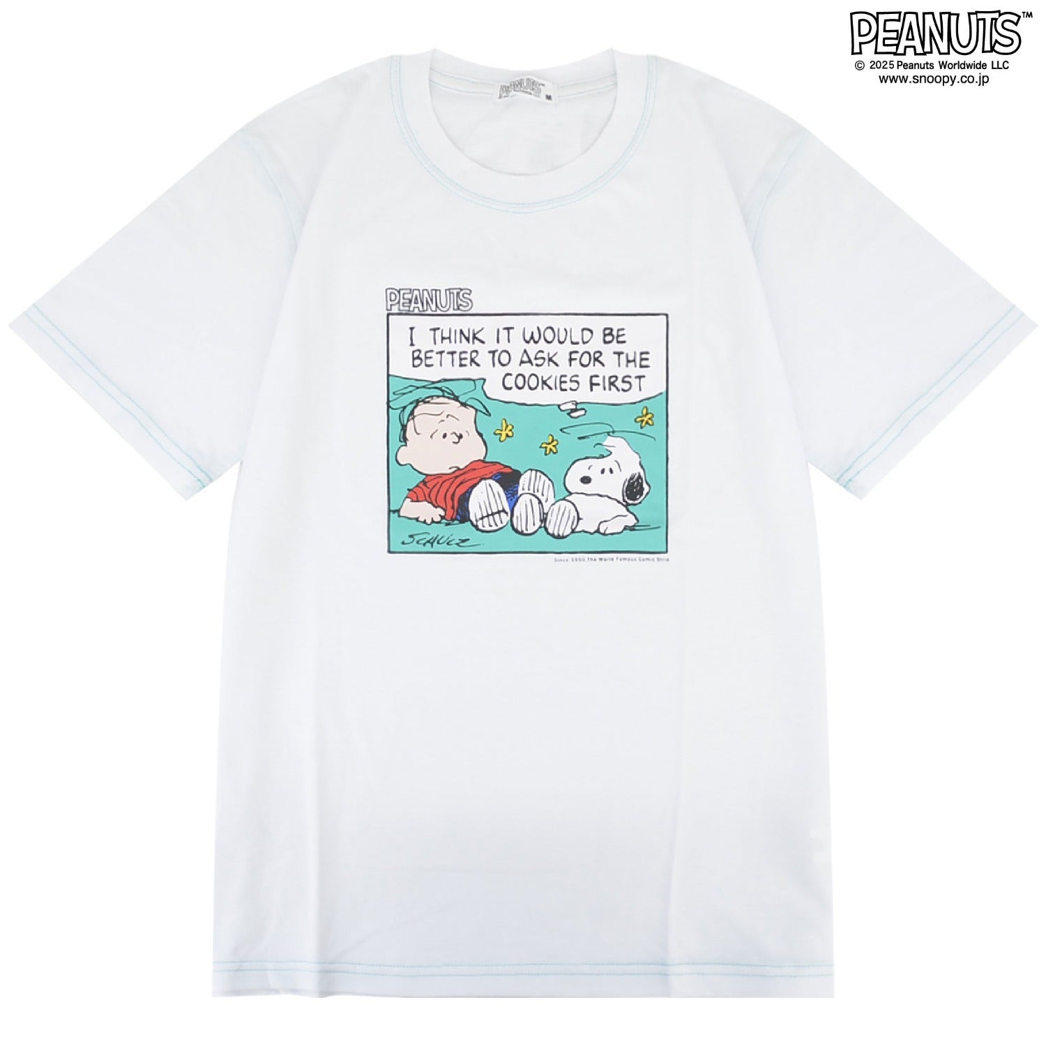 スヌーピー 半袖 Tシャツ プリント ライナス グリーン PEANUTS SNOOPY s1152-375sp
