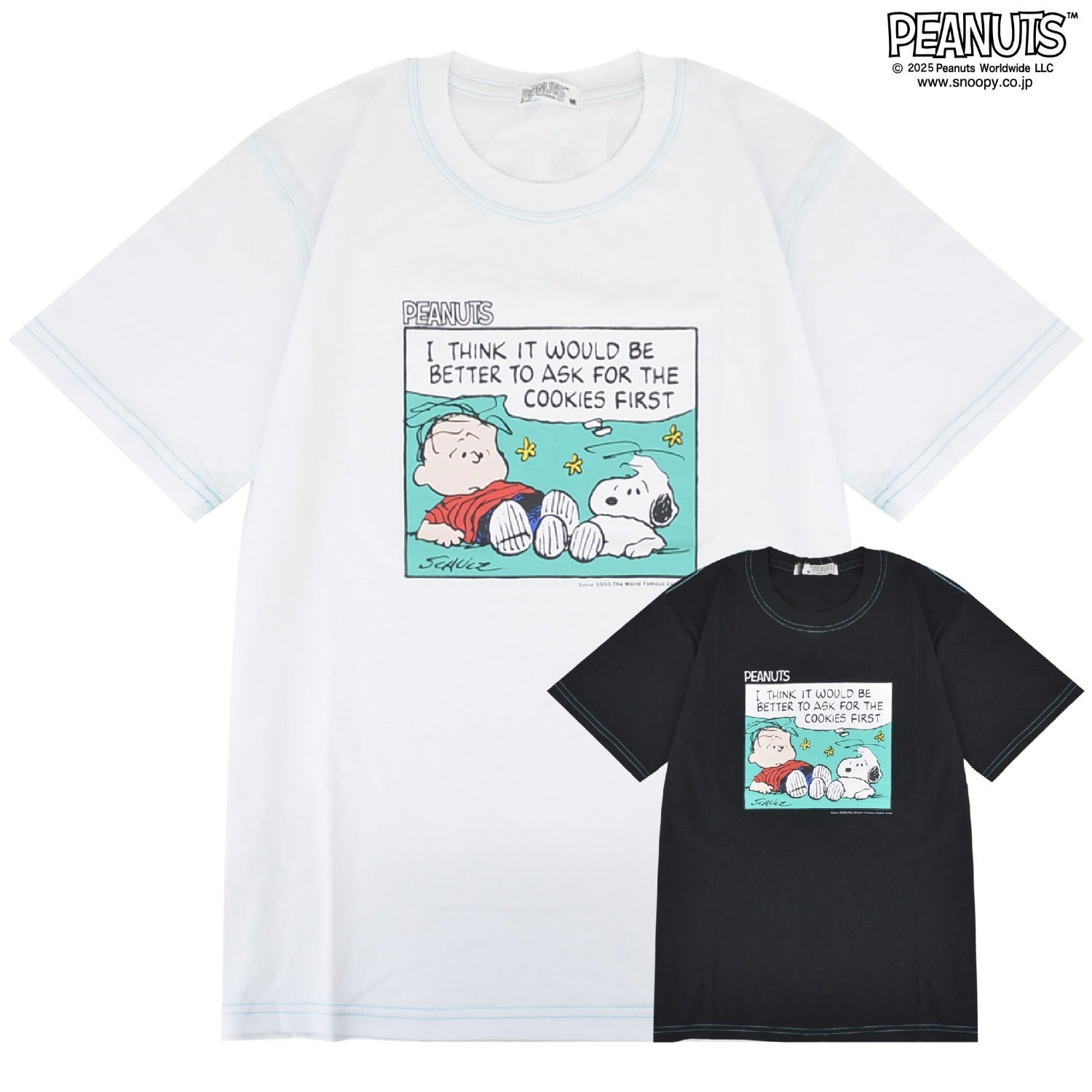 スヌーピー 半袖 Tシャツ プリント ライナス グリーン PEANUTS SNOOPY s1152-375sp