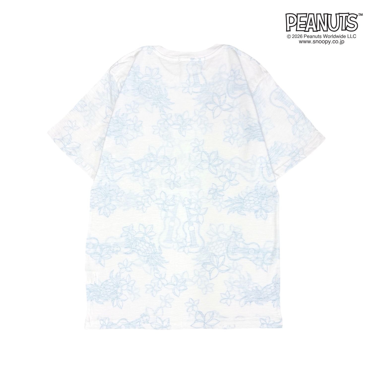 PEANUTS スヌーピー　天竺 総柄　Tシャツ 半袖 カットソー 春夏 カジュアル キャラクター s1152-403sp