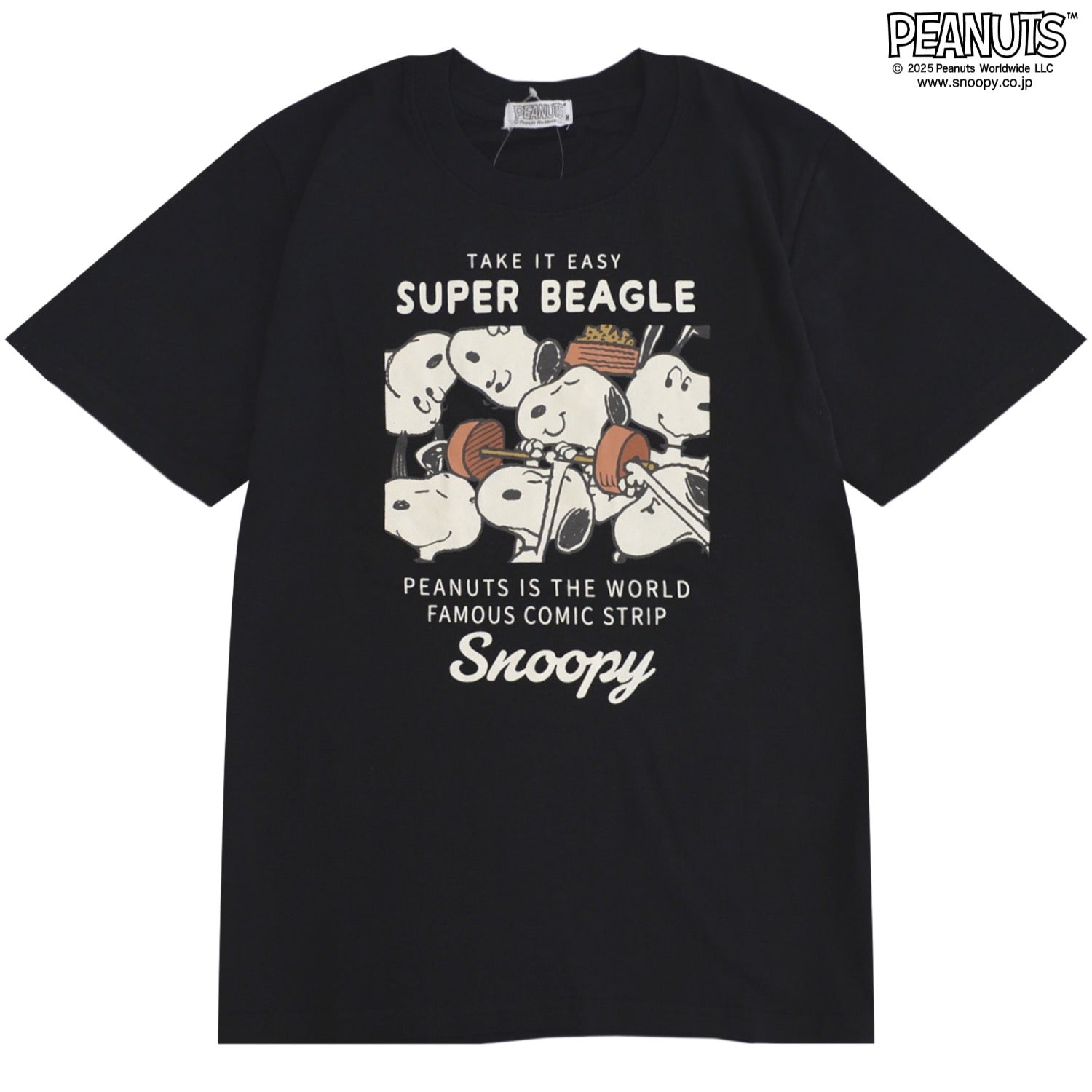 スヌーピー オラフ ウッドストック 半袖 春夏 メンズ レディース 綿 天竺 PEANUTS s1152-416sp
