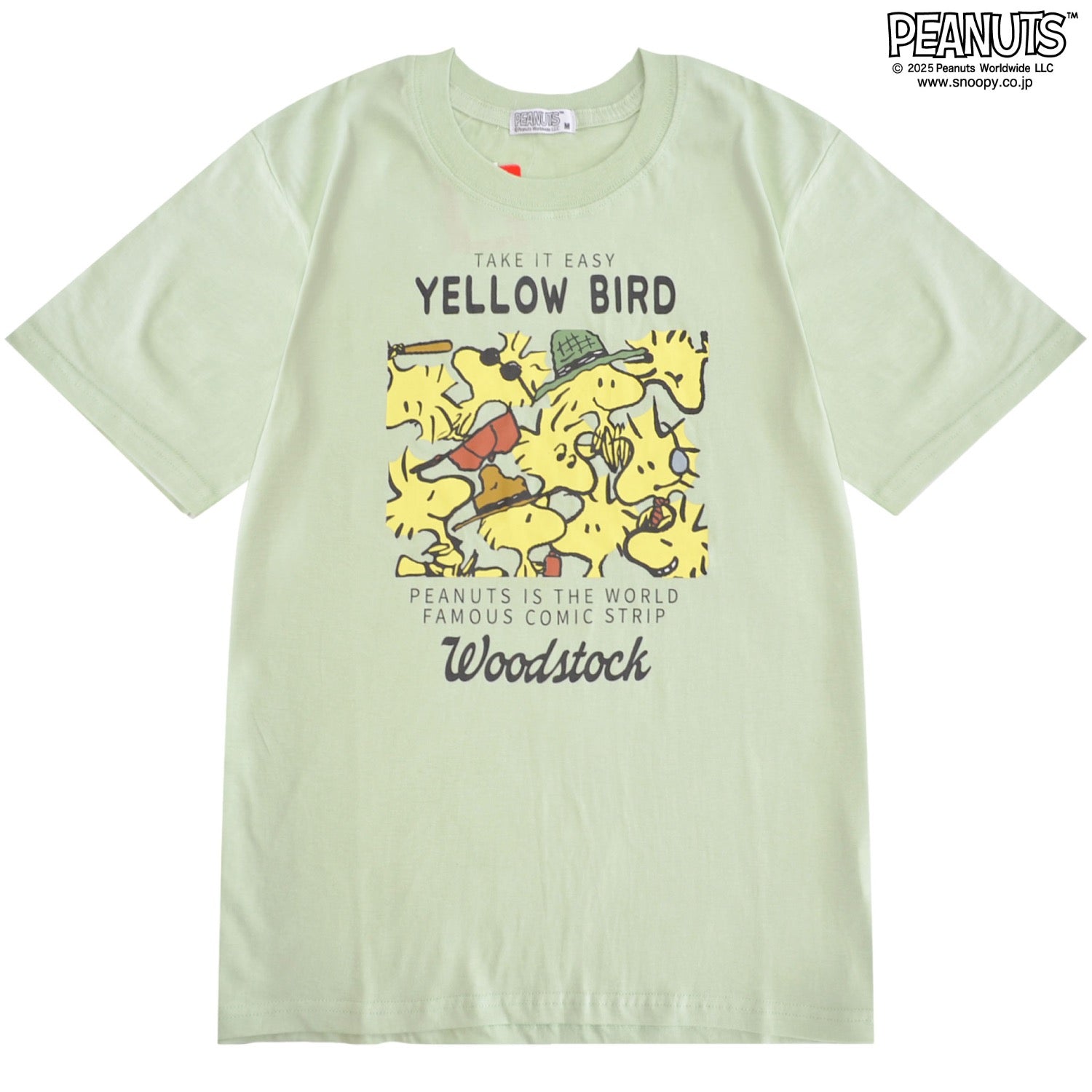 スヌーピー オラフ ウッドストック 半袖 春夏 メンズ レディース 綿 天竺 PEANUTS s1152-416sp