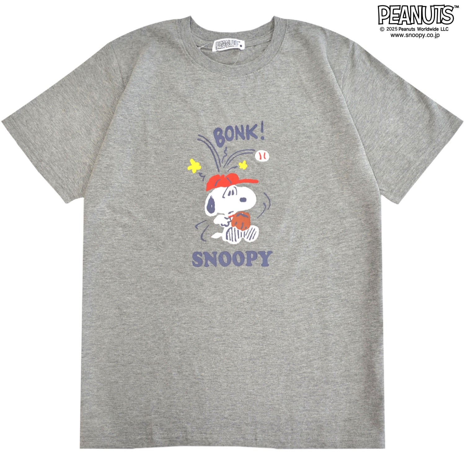 スヌーピー 野球柄 テニス柄 プリント 半袖Tシャツ トップス SNOOPY PEANUTS s1152-417sp