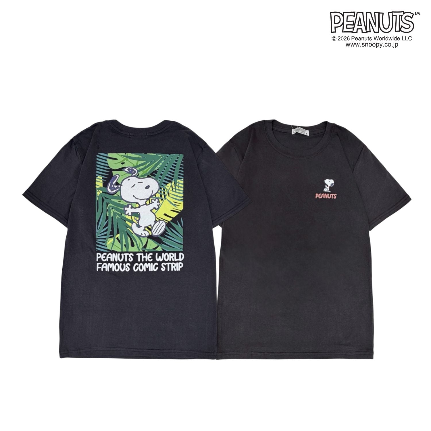 スヌーピー ピーナッツ Sサイズ 天竺 半袖 Tシャツ カットソー 春夏 PEANUTS s1152-425sp