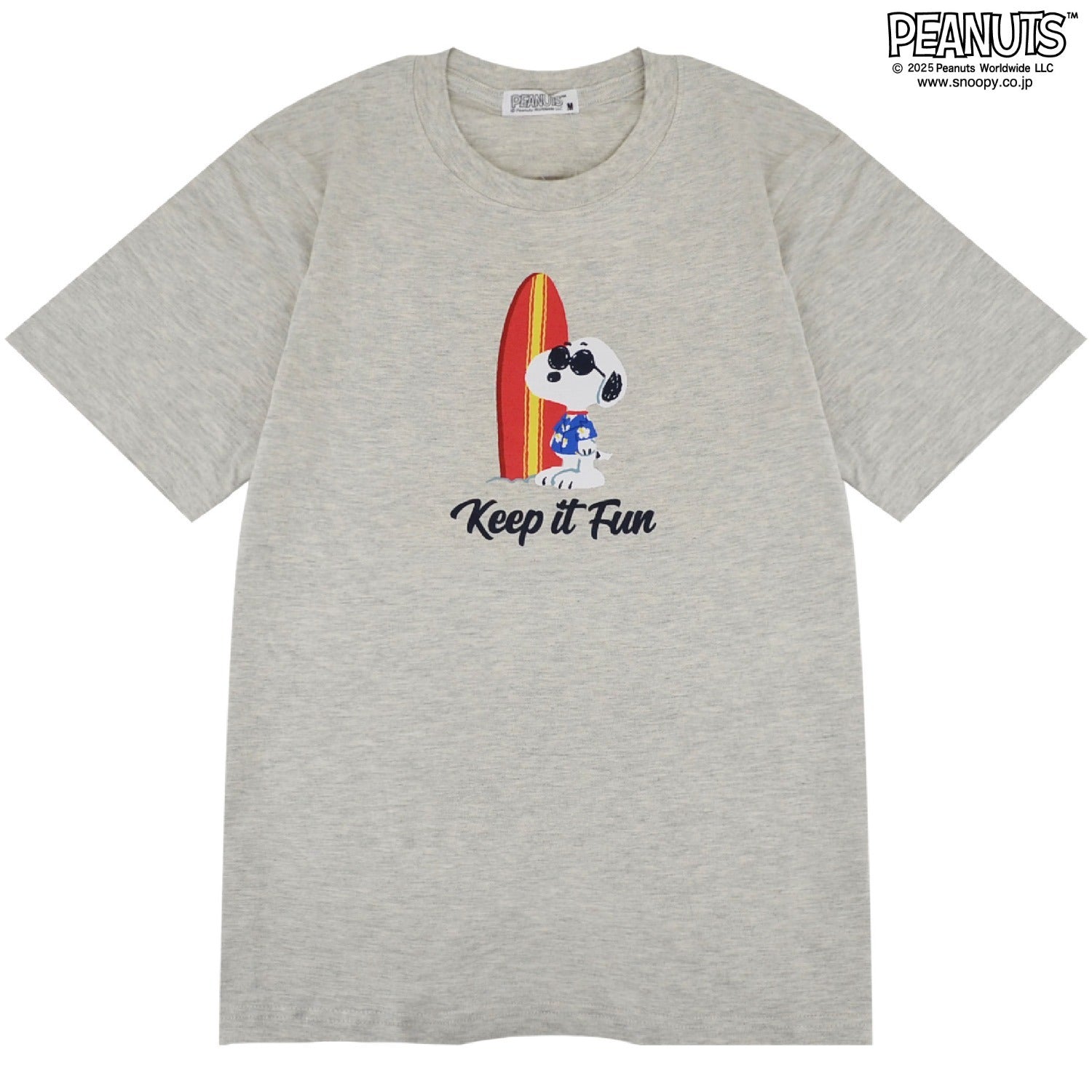 スヌーピー  Tシャツ トップス 半袖 プリント サーフ ジョークール SNOOPY PEANUTS s1152-46sp