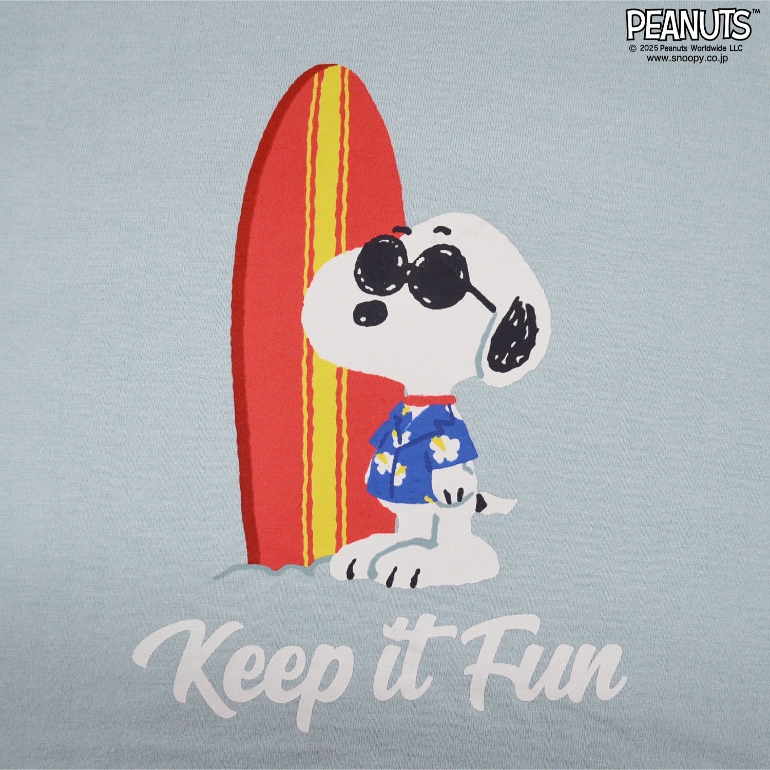 スヌーピー  Tシャツ トップス 半袖 プリント サーフ ジョークール SNOOPY PEANUTS s1152-46sp
