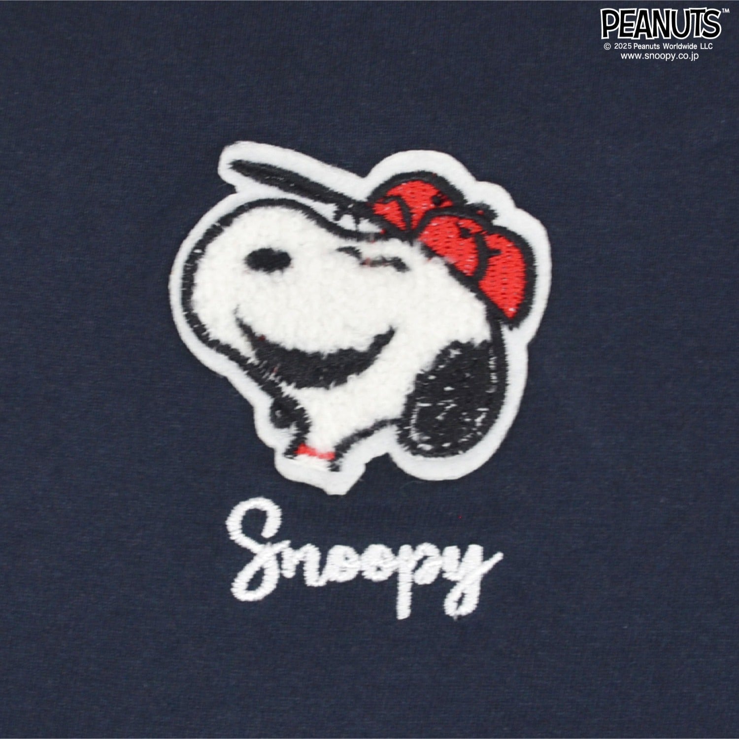 スヌーピー Tシャツ トップス 半袖 ワンポイント 刺繍  PEANUTS SNOOPY s1152-48sp