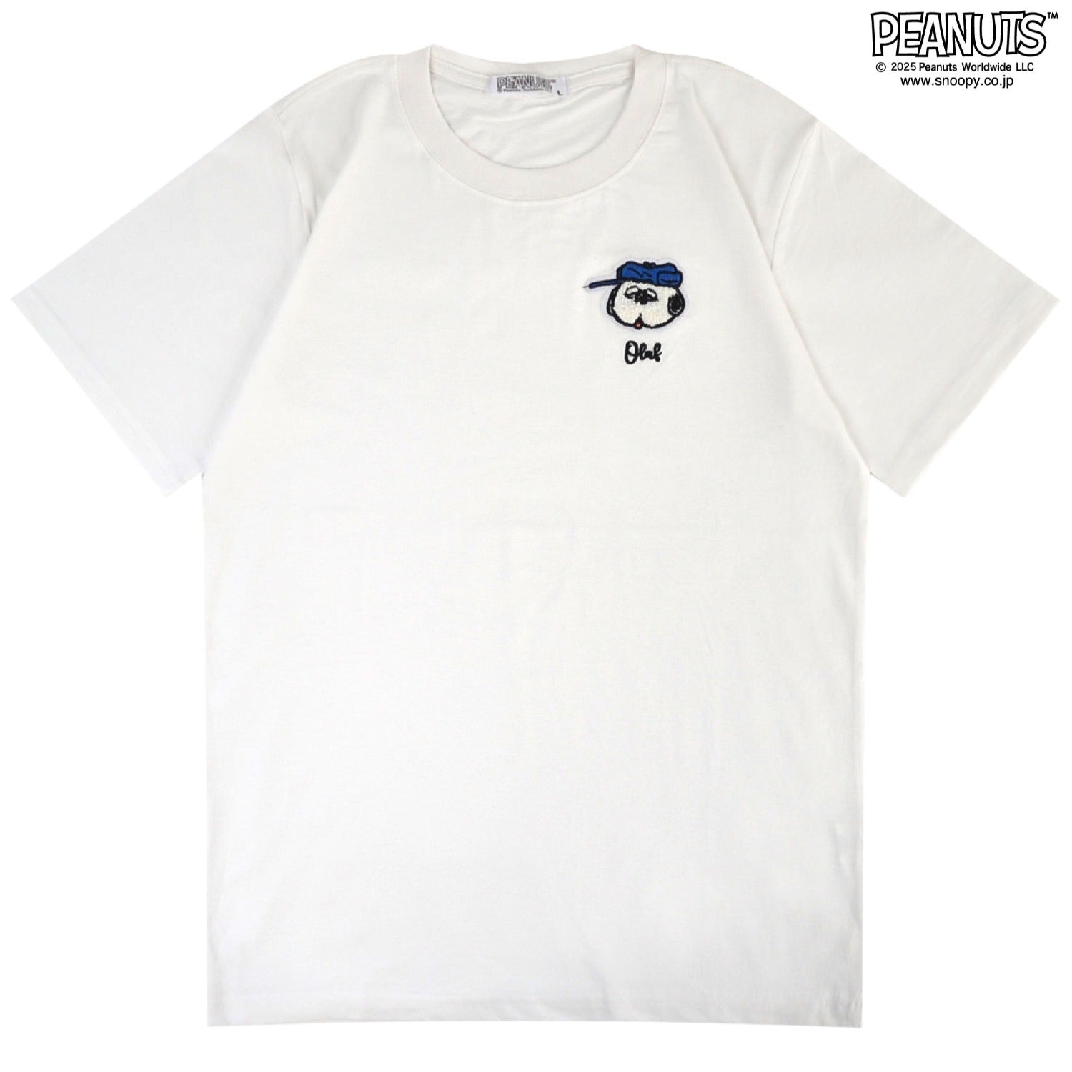 スヌーピー Tシャツ 半袖 トップス 刺繍 オラフ SNOOPY PEANUTS s1152-49sp