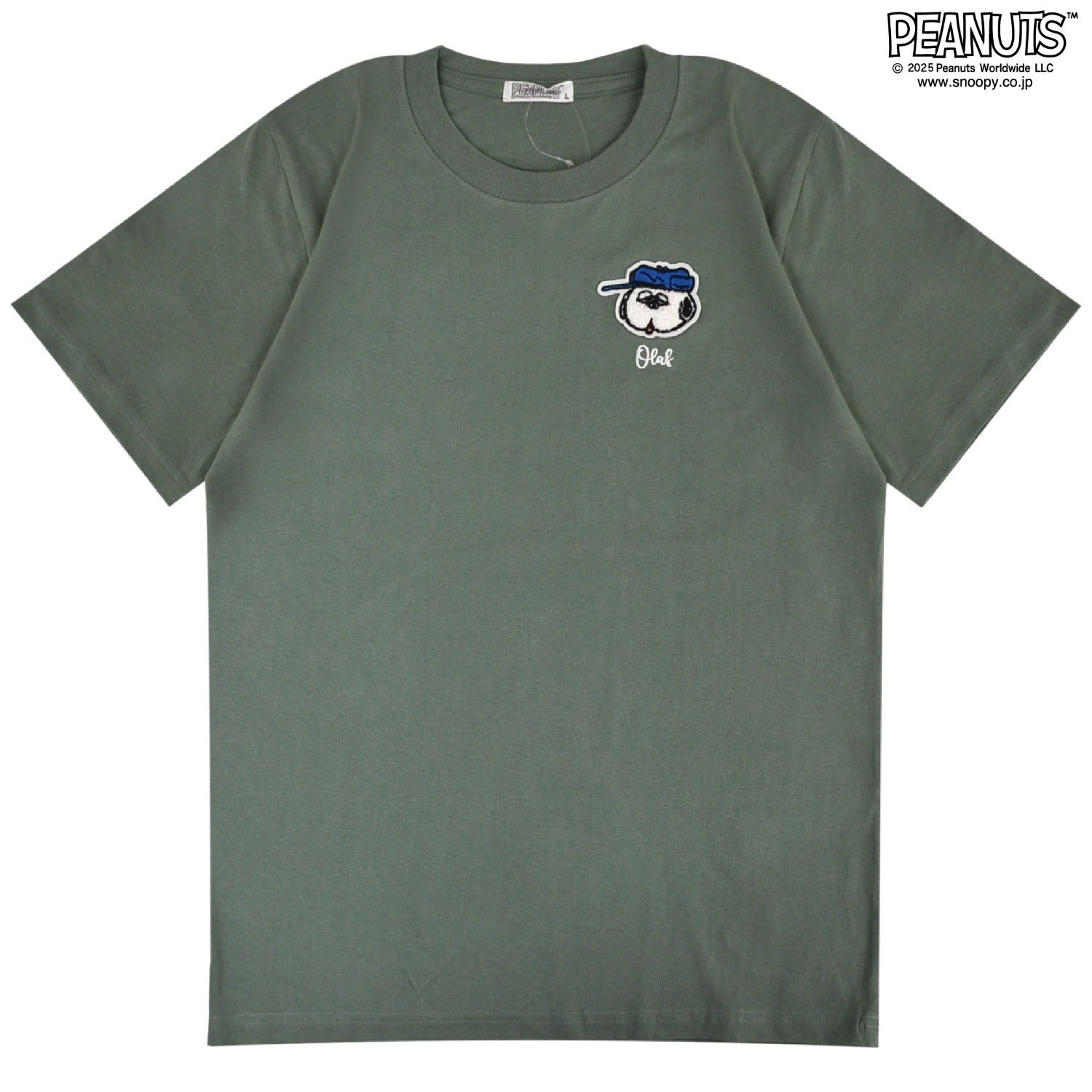 スヌーピー Tシャツ 半袖 トップス 刺繍 オラフ SNOOPY PEANUTS s1152-49sp