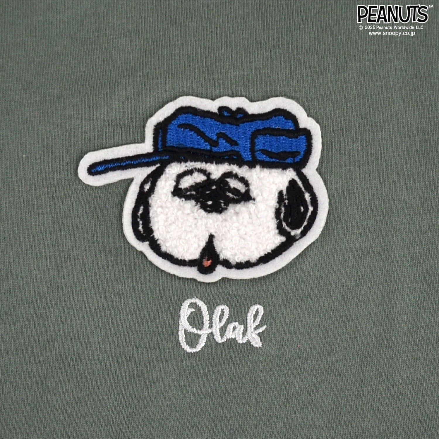 スヌーピー Tシャツ 半袖 トップス 刺繍 オラフ SNOOPY PEANUTS s1152-49sp