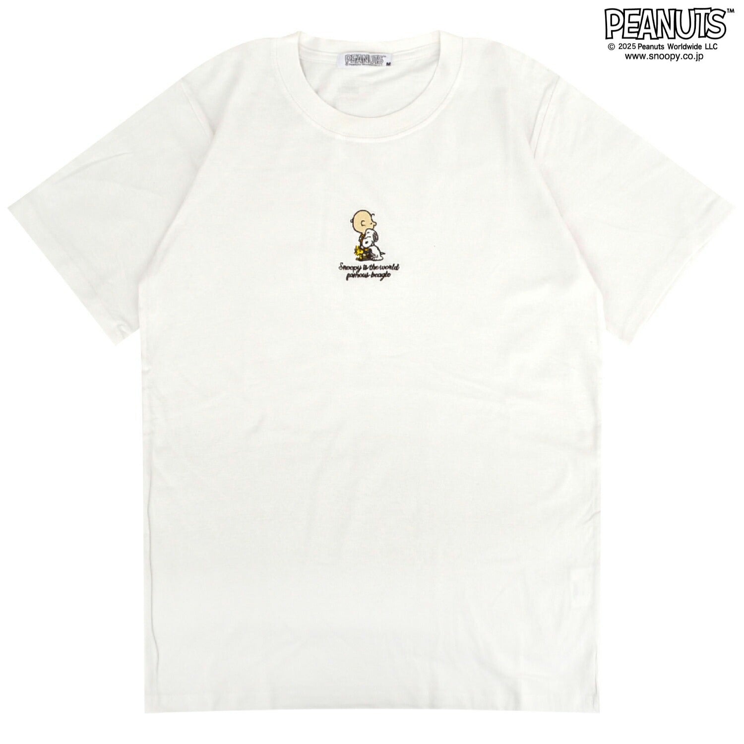 スヌーピー Tシャツ 半袖 トップス 刺繍 チャーリーブラウン SNOOPY PEANUTS s1152-53sp