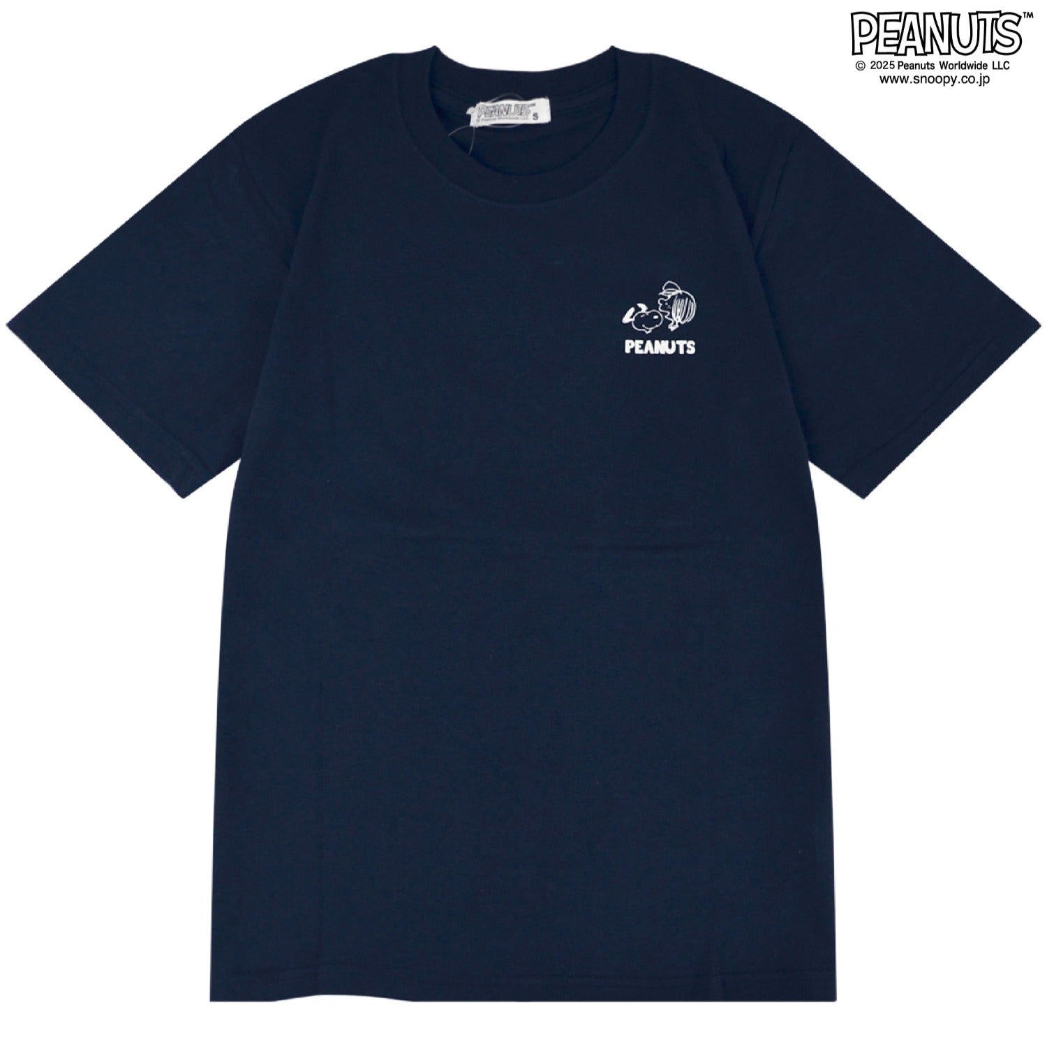 スヌーピー Tシャツ 半袖 トップス バック プリント ペパーミントパティ SNOOPY PEANUTS s1152-56sp