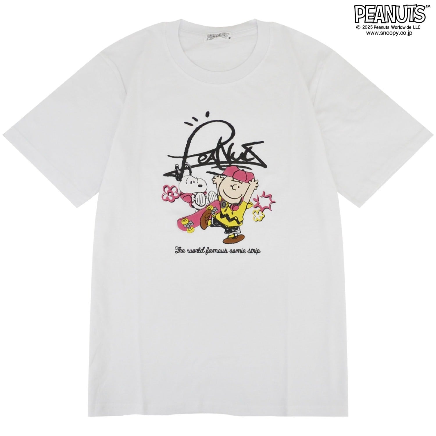 スヌーピー 半袖 おともだち柄 ストリート風 プリントTシャツ SNOOPY PEAUTS s1152-62sp