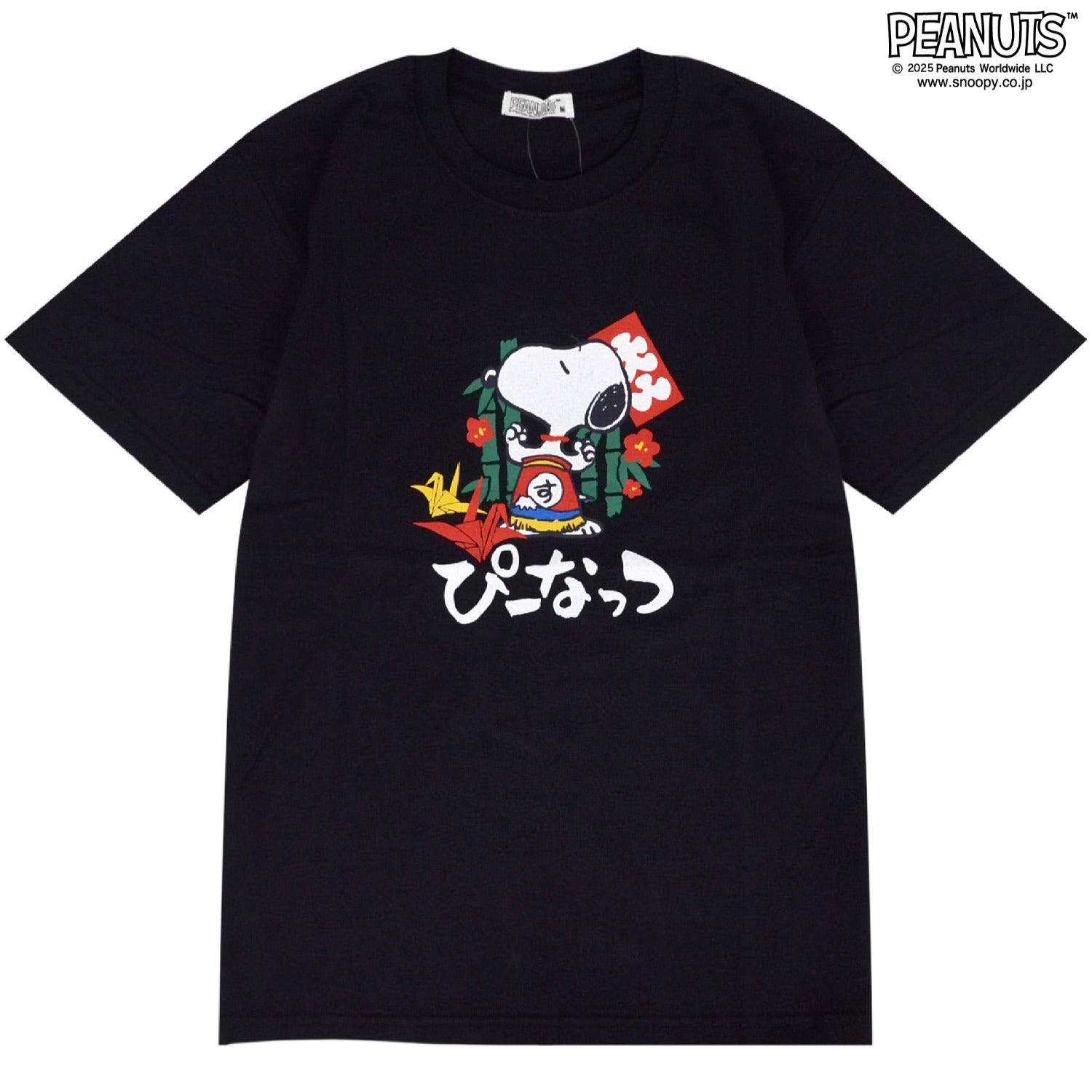 スヌーピー Tシャツ 半袖 トップス バック フォト プリント 刺繍  SNOOPY PEANUTS s1152-67sp