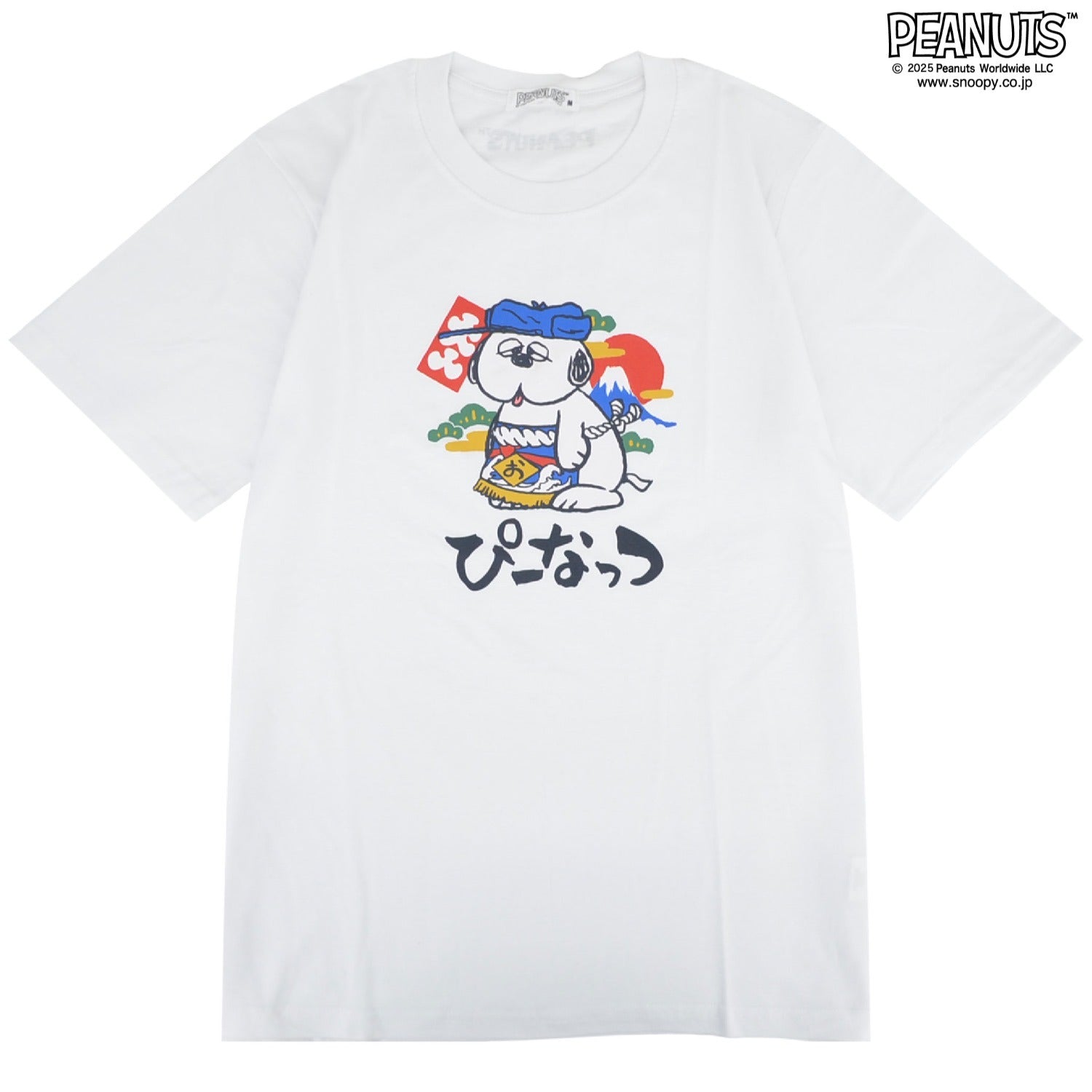 スヌーピー オラフ Tシャツ 半袖 ドロップ 相撲 プリント SNOOPY PEANUTS s1152-68sp