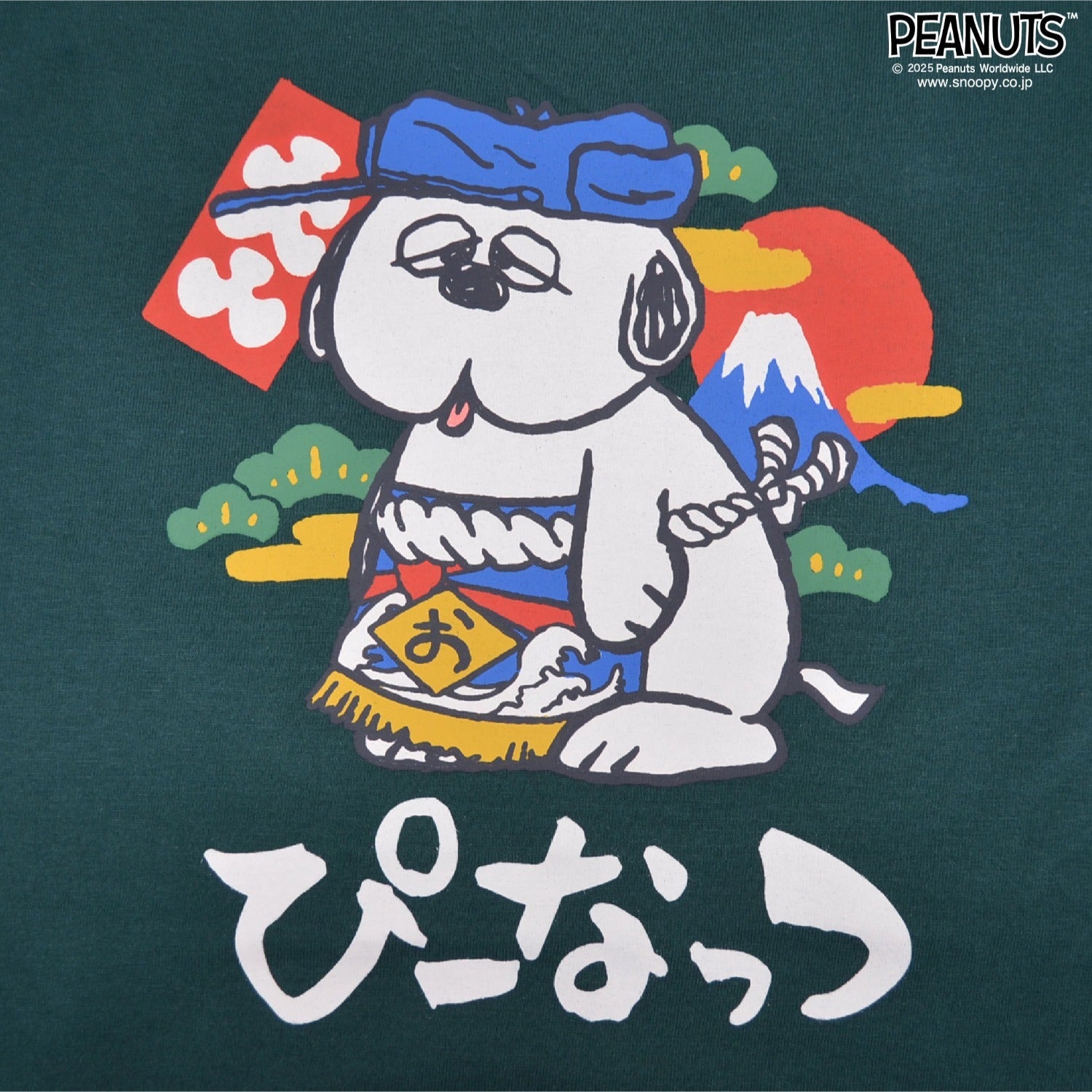 スヌーピー オラフ Tシャツ 半袖 ドロップ 相撲 プリント SNOOPY PEANUTS s1152-68sp