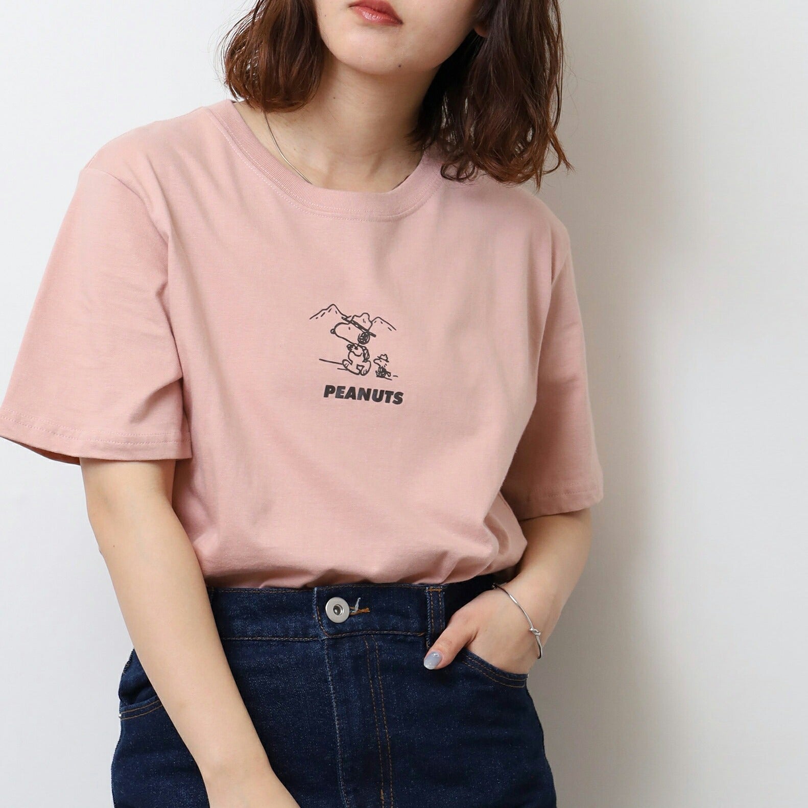 スヌーピー ビーグルスカウト Tシャツ バック プリント トップス 半袖  SNOOPY PEANUTS s1152-69sp