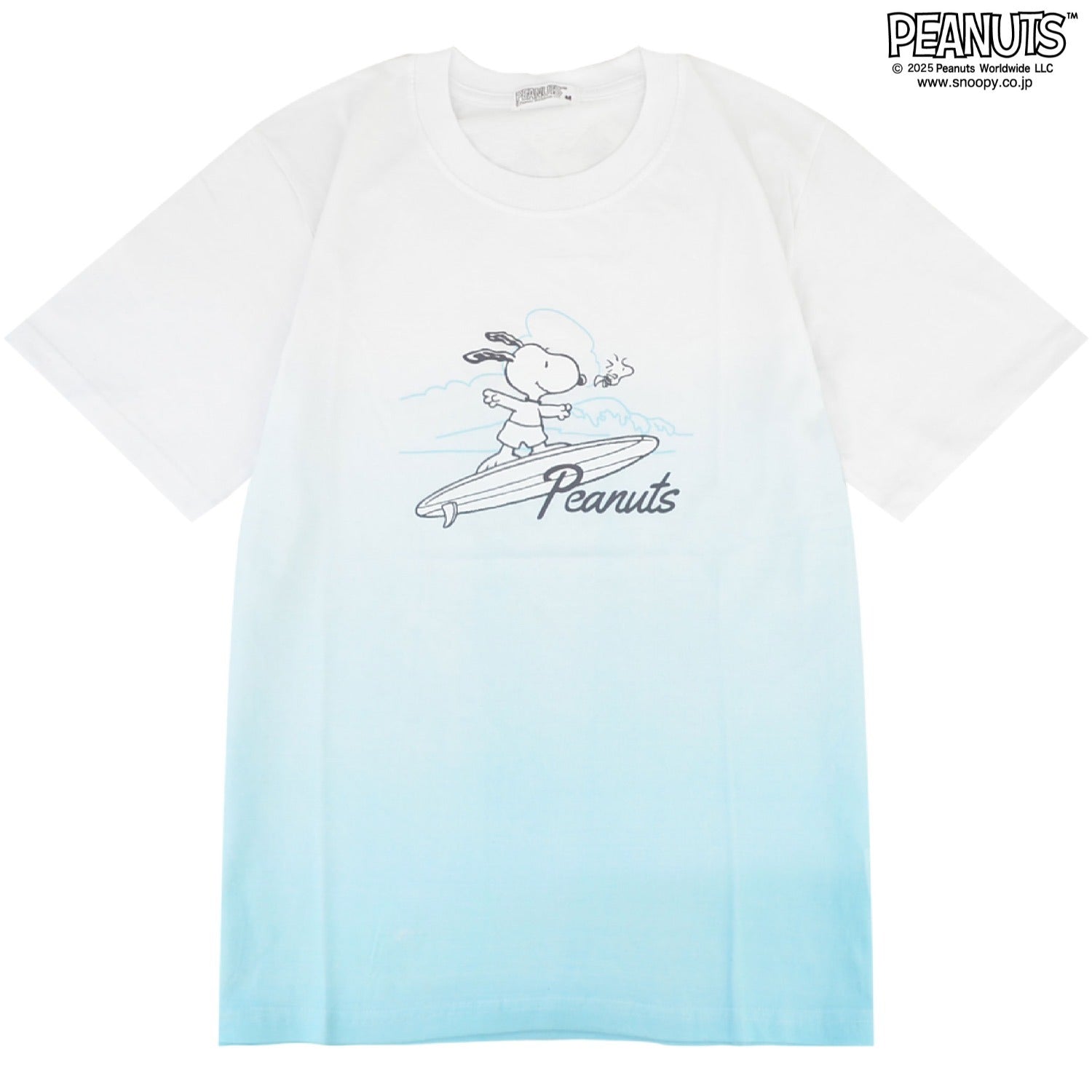 スヌーピー ウッドストック Tシャツ 半袖 サーフィン グラデーション SNOOPY PEANUTS s1152-71sp