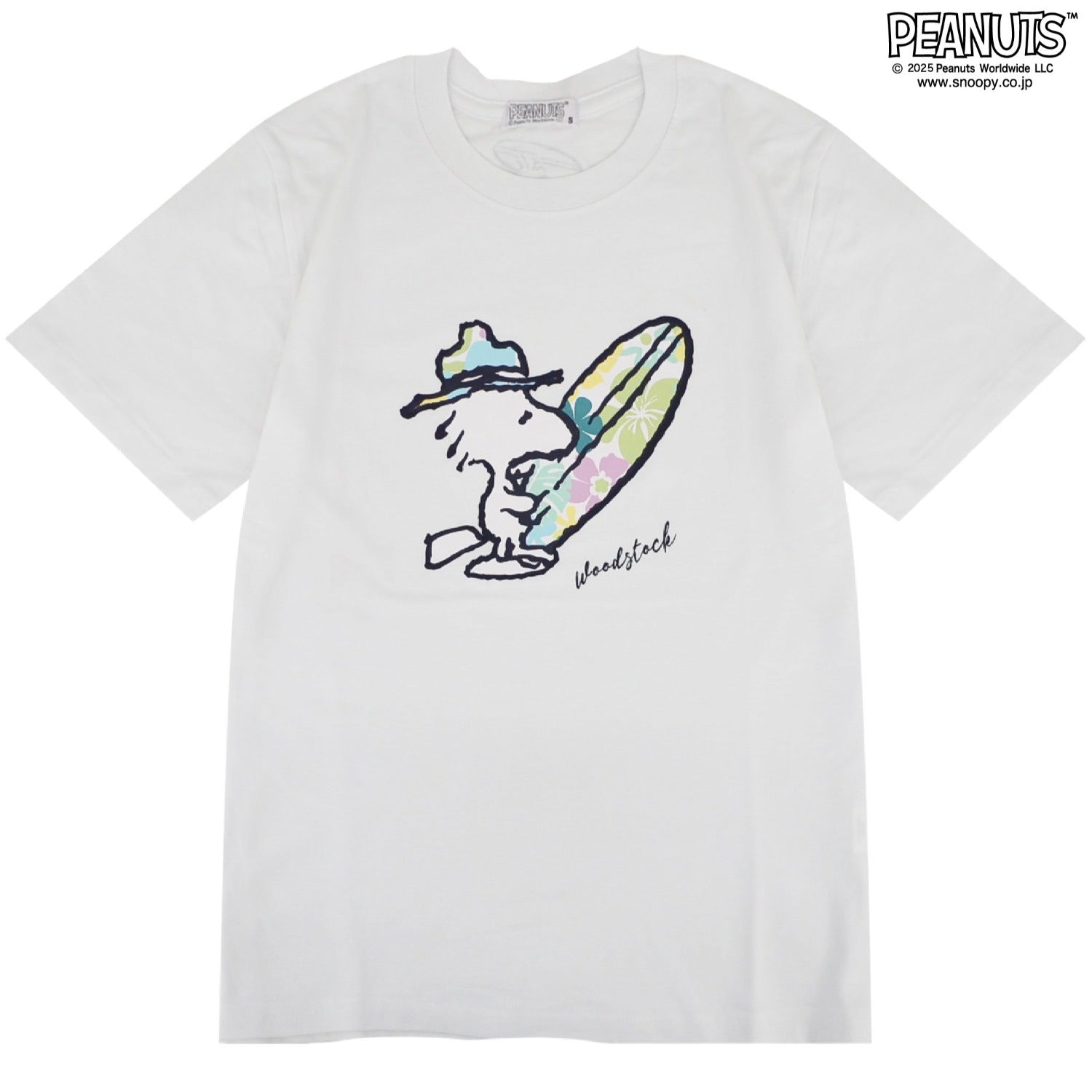 スヌーピー ウッドストック 半袖 Tシャツ サーフィン  春夏 SNOOPY PEANUTS s1152-82sp