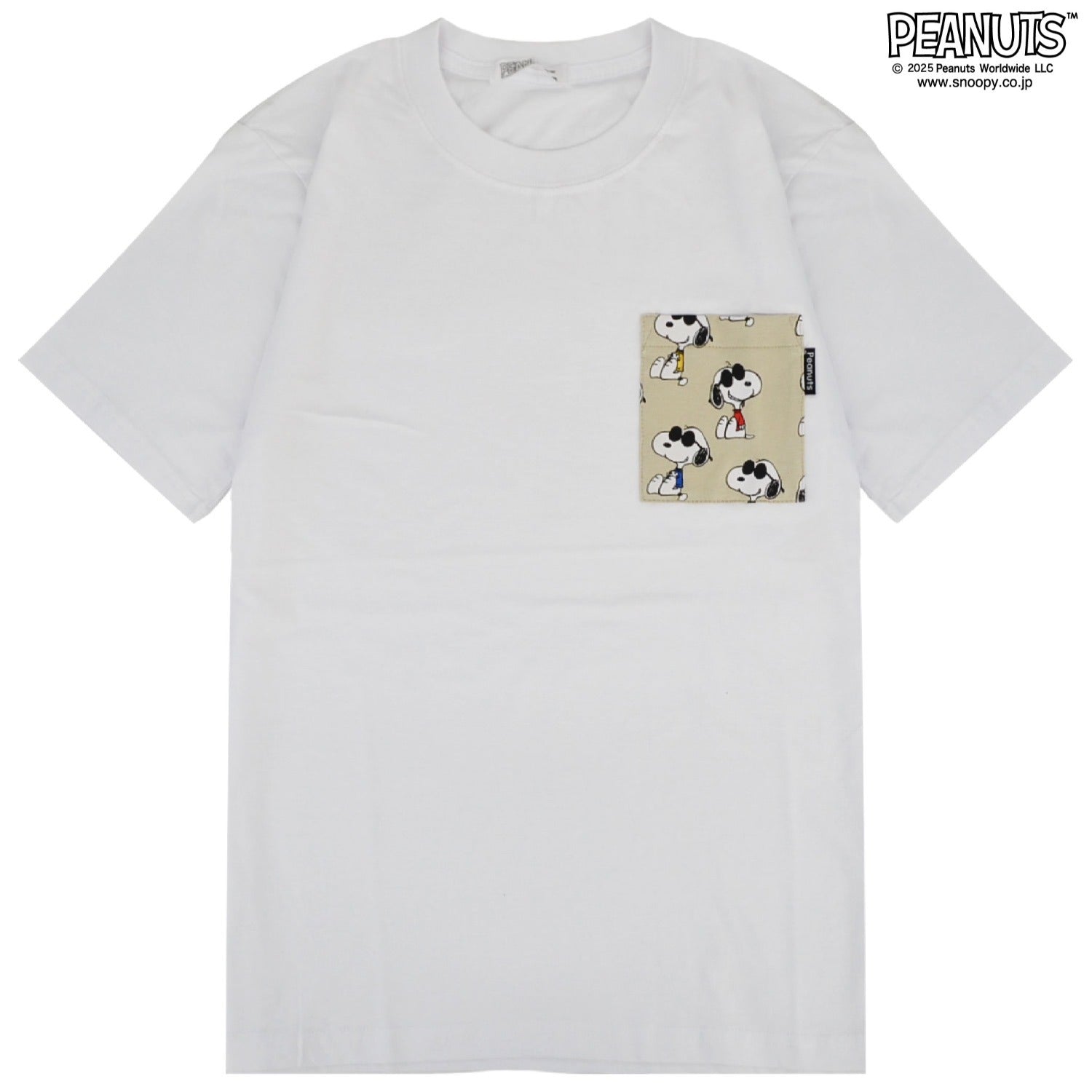 スヌーピー ジョークール 柄 プリント 半袖 Tシャツ 春夏 SNOOPY PEANUTS JOE COOL s1152-85sp