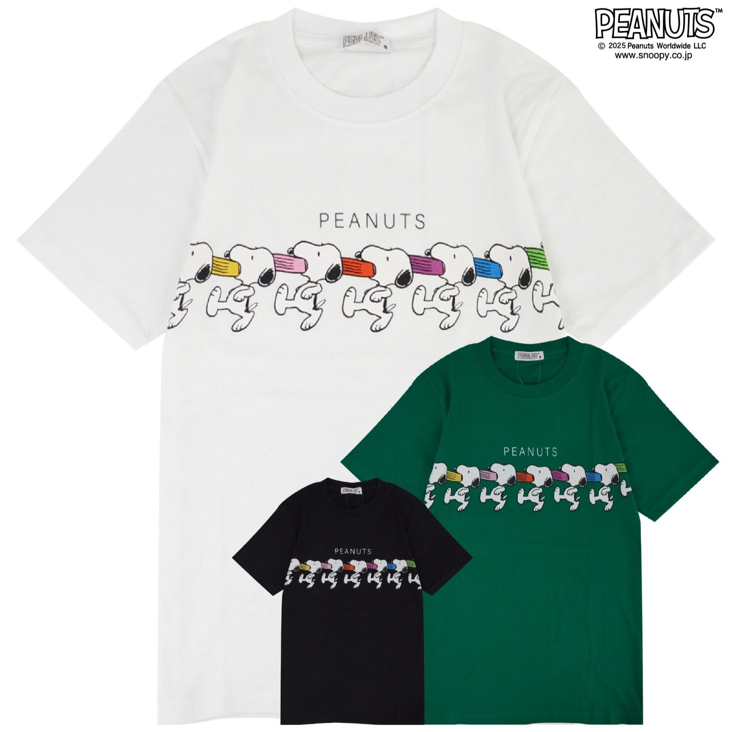 スヌーピー パネル 柄 プリント 半袖 Tシャツ 春夏 SNOOPY PEANUTS s1152-90sp
