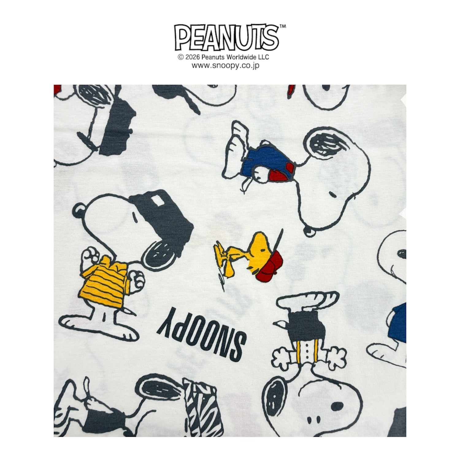 スヌーピー 半袖 Tシャツ 総柄 プリント 天竺 メンズ レディース 夏  SNOOPY PEANUTS s1162-145sp