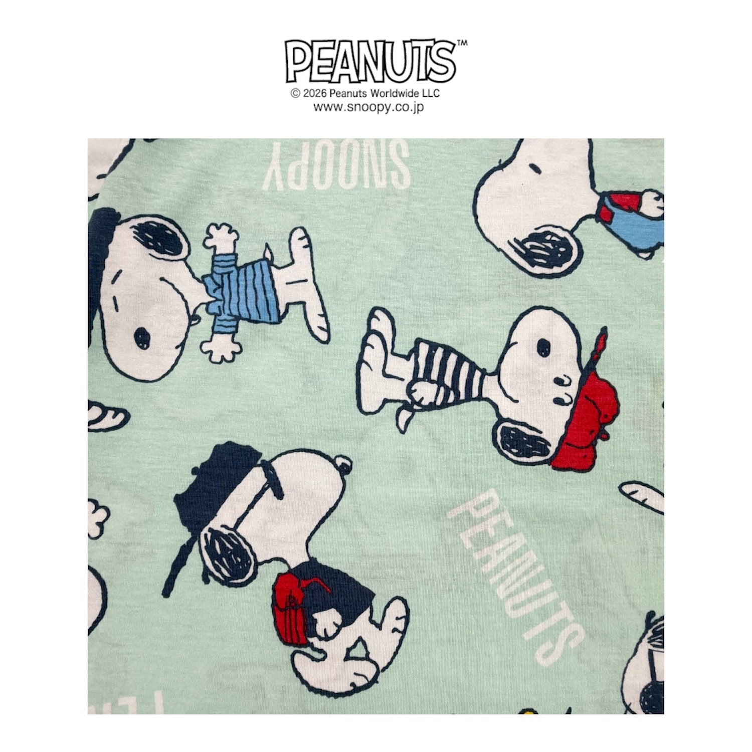 スヌーピー 半袖 Tシャツ 総柄 プリント 天竺 メンズ レディース 夏  SNOOPY PEANUTS s1162-145sp