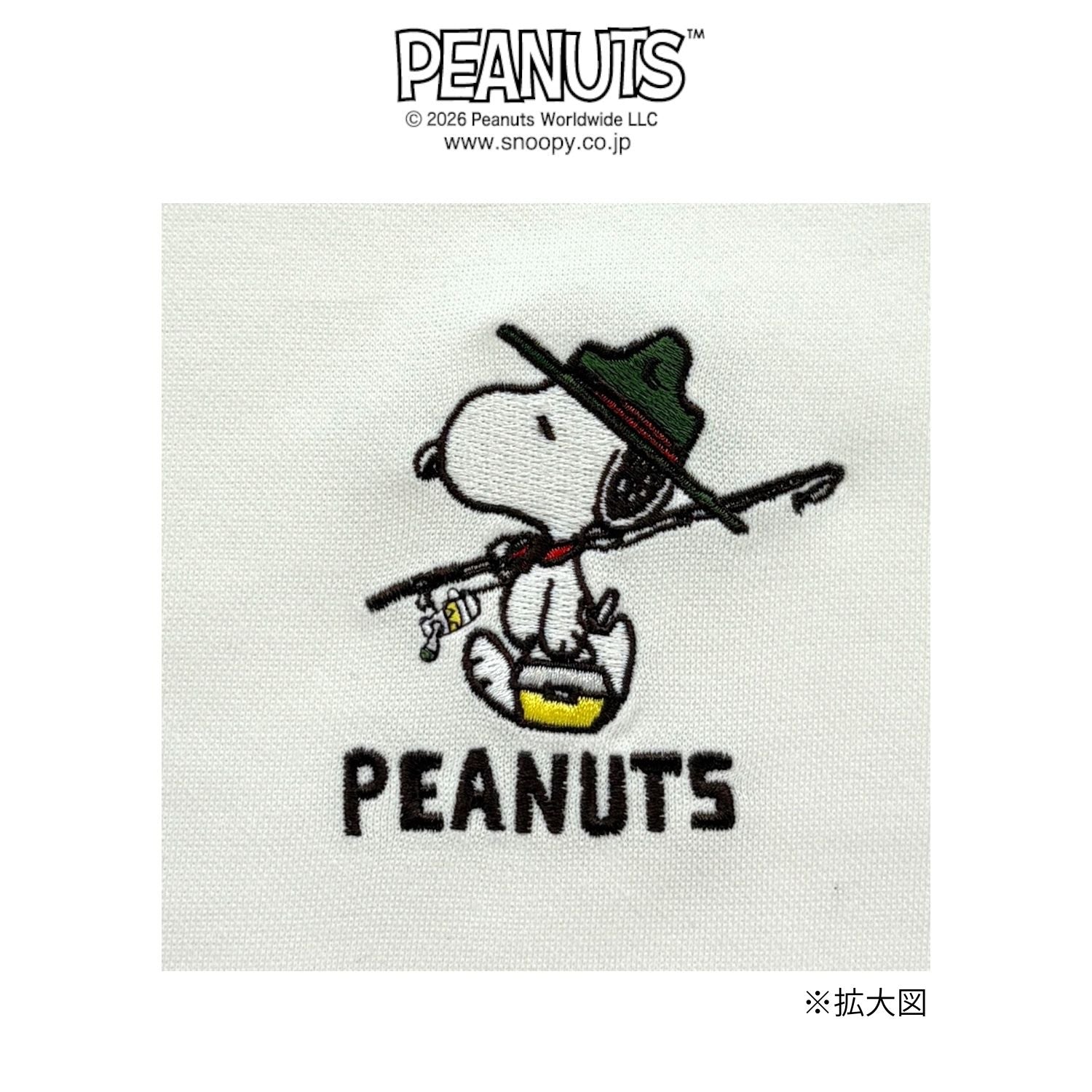 スヌーピー 半袖 Tシャツ ワンポイント 刺繍 トップス 接触冷感 レディース メンズ  春 夏 SNOOPY PEANUTS